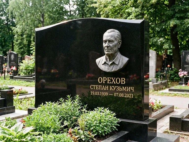 Памятник с барельефом — выполненная работа 25 в Хабаровске