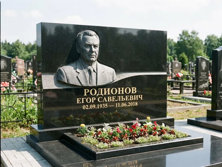 Памятник с барельефом — выполненная работа 27 в Хабаровске