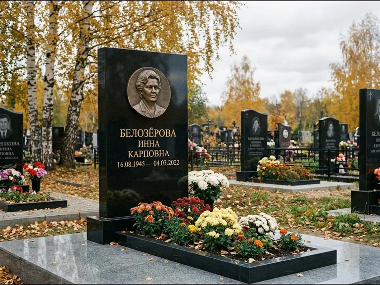 Памятник с барельефом — выполненная работа 2 в Хабаровске