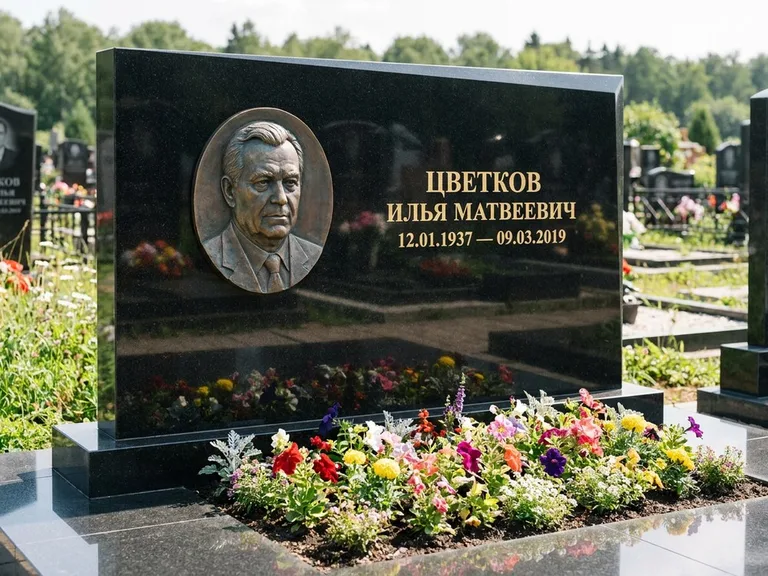 Памятник с барельефом — выполненная работа 33 в Хабаровске