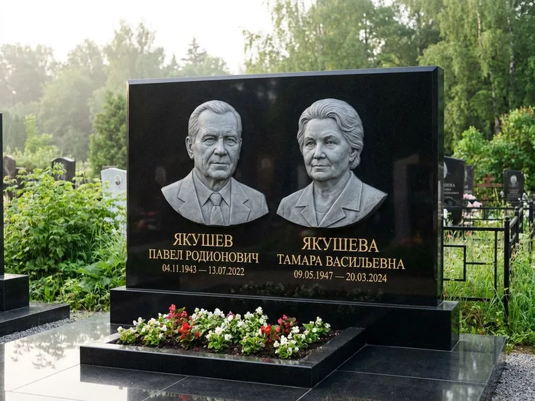 Памятник с барельефом — выполненная работа 36 в Хабаровске