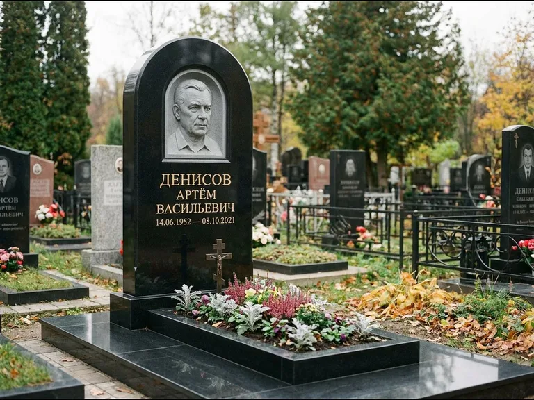 Памятник с барельефом — выполненная работа 5 в Хабаровске