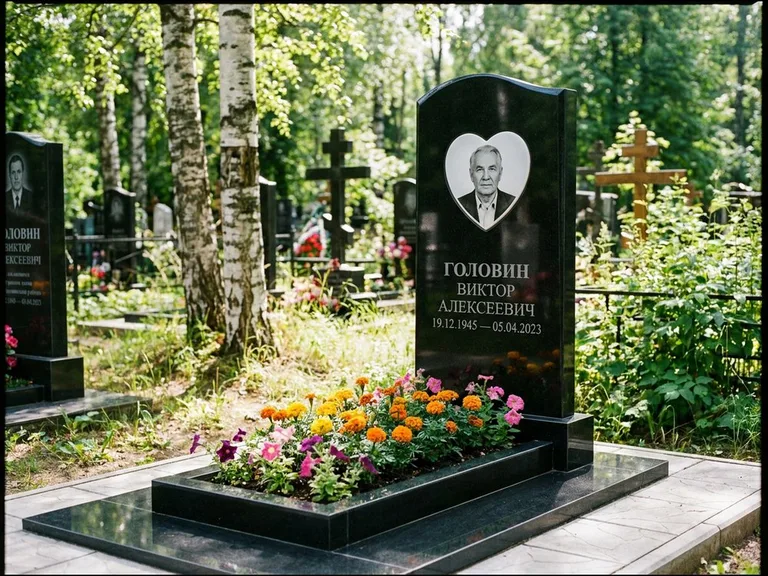 Овальный цветной портрет на керамике в Хабаровске