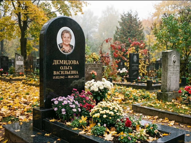 Керамический овал на стеле в Хабаровске