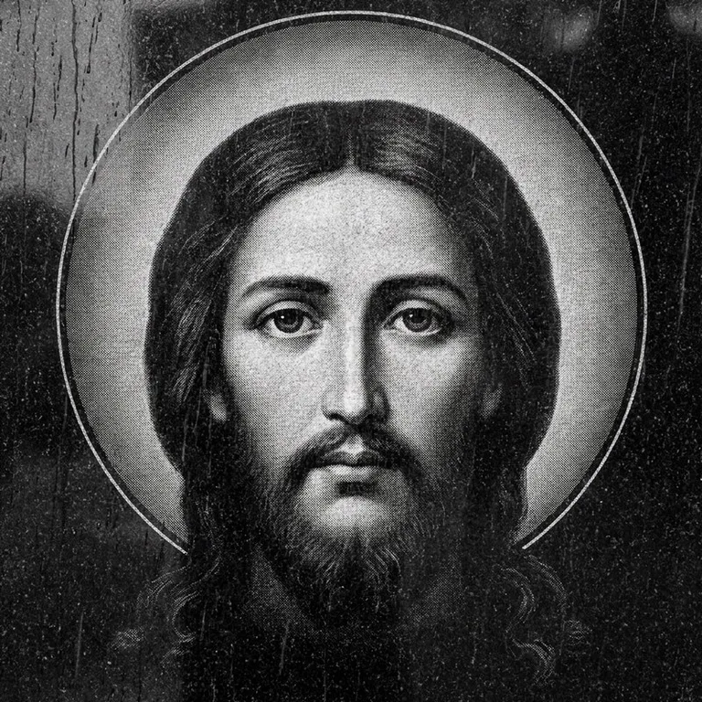 Эскиз иконы: «Моление о чаше» (полутон) — сюжетная композиция, гравировка на памятник в Хабаровске