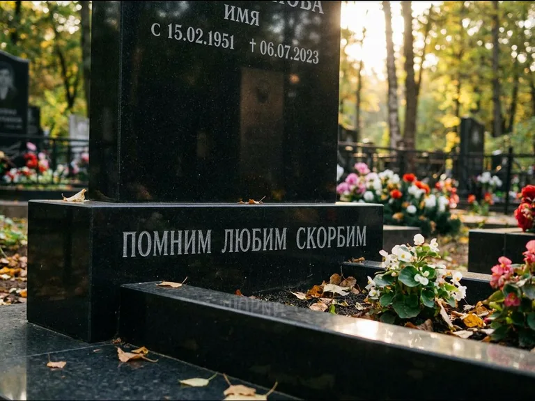 Эпитафия — гравировка с выездом на кладбище в Хабаровске