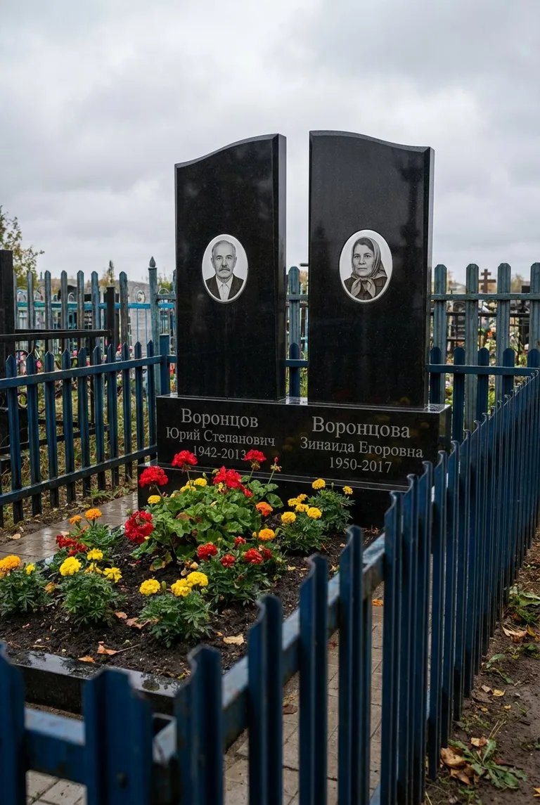 Аллея на Хованском кладбище в Москве