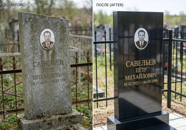Комплексная реставрация старого памятника: до и после в Хабаровске