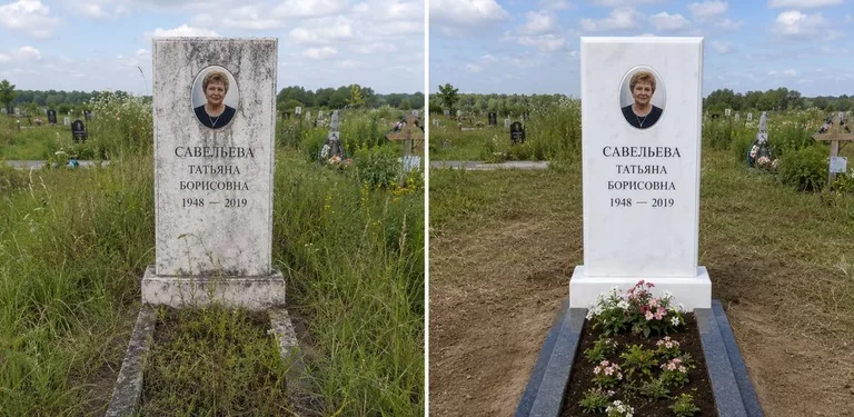 Диптих №21: кованая оградка с пиками — очищена от ржавчины, подкрашена чёрным в Хабаровске
