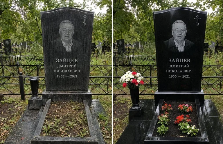 Уборка комплекса со скамьёй и плиткой до и после в Хабаровске