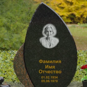 Светский комбинированный памятник на одного - П093