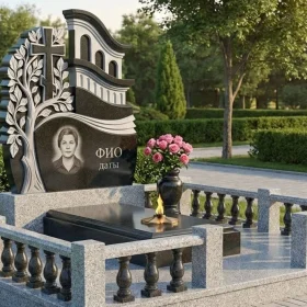 Элитный православный гранитный памятник - ПН438