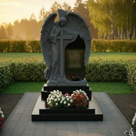 Элитный православный/католический памятник - ПН619
