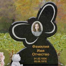 Вертикальный гранитный памятник для одного - П236