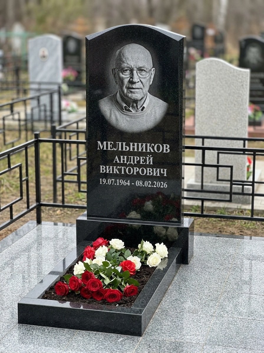 Портрет на памятнике в Хабаровске — Мелкое лицо с общего фото — портрет под гравировку