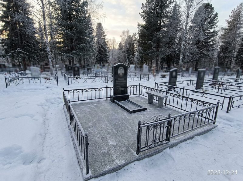 Благоустройство могилы в Хабаровске — пример 3