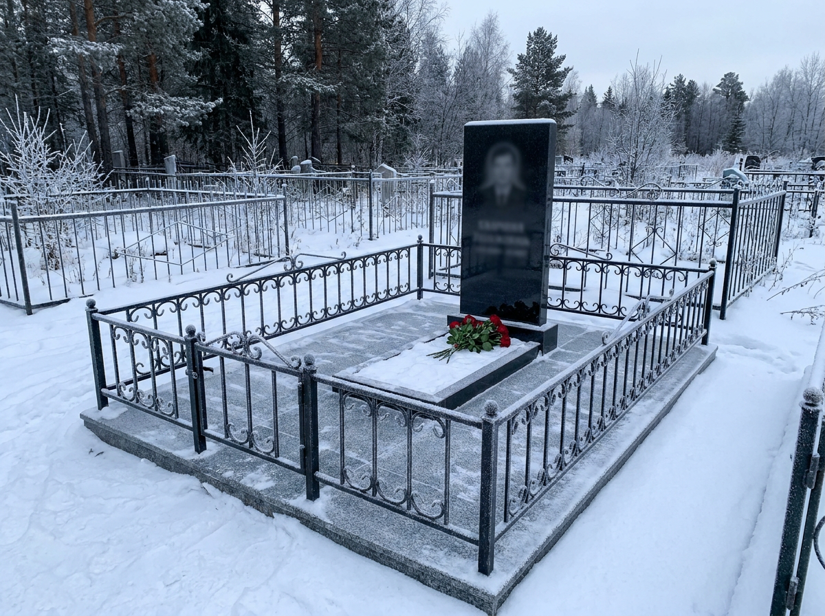 Уборка могилы в Хабаровске — пример 3