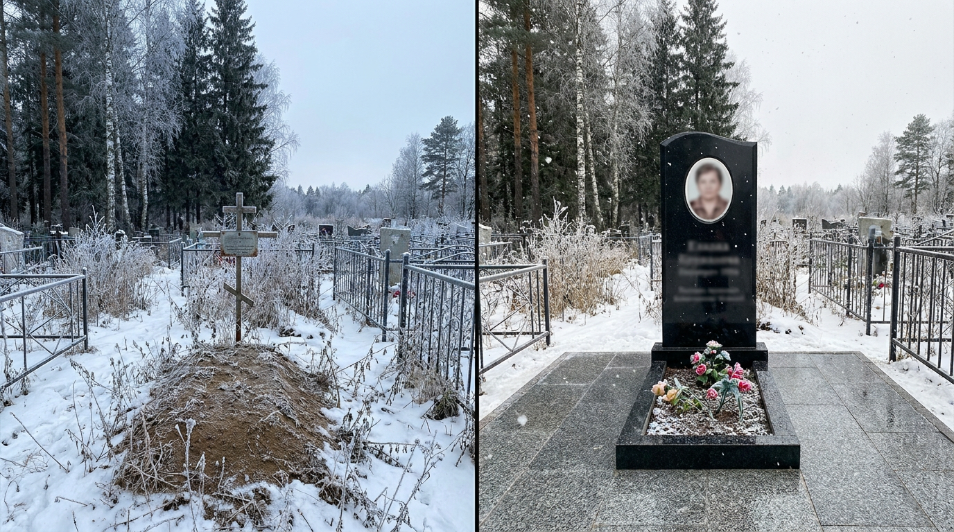 Установка памятника в Хабаровске — пример 2