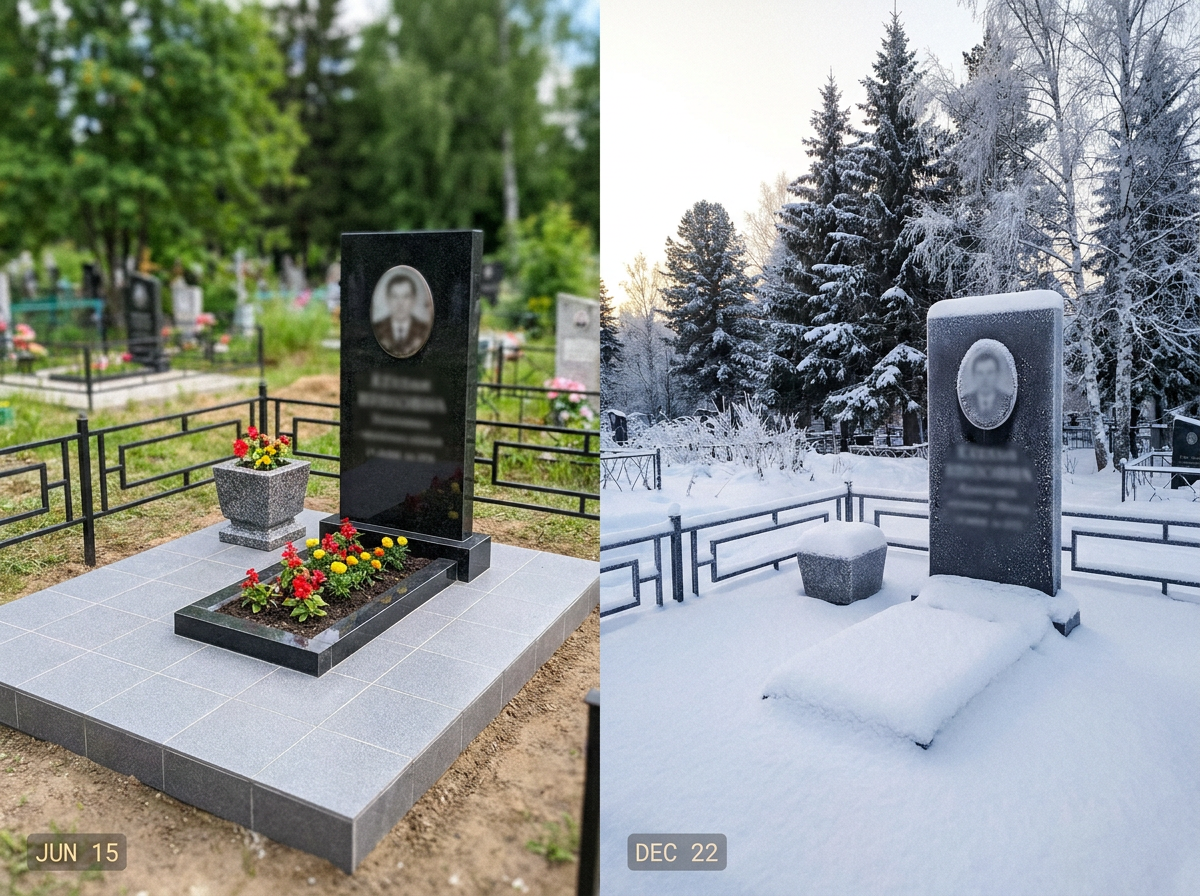 Установка памятника в Хабаровске — пример 4